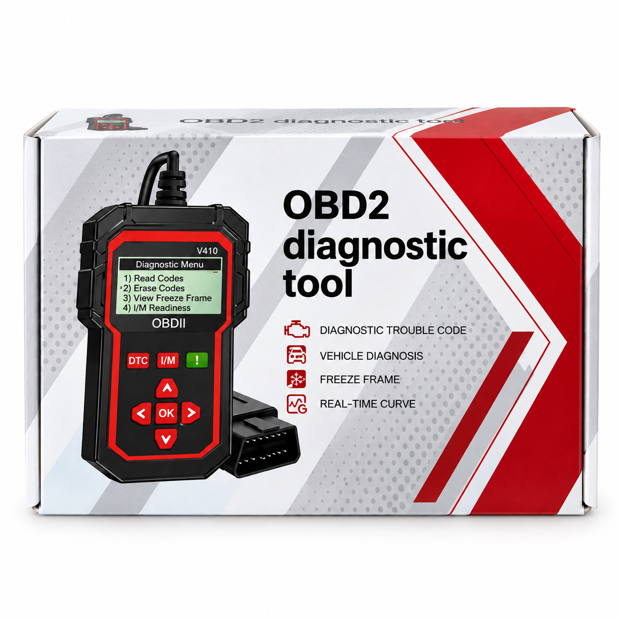 Уред за диагностика на OBD2 МПС 9-18V -673 - Image 2