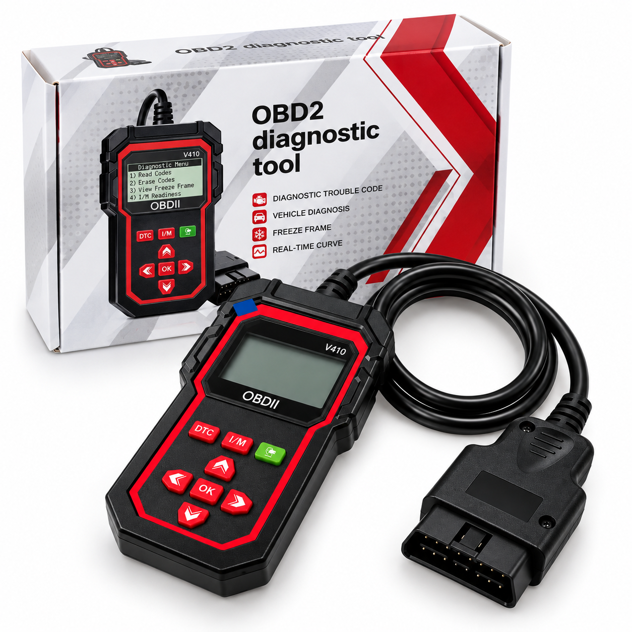 Уред за диагностика на OBD2 МПС 9-18V -673